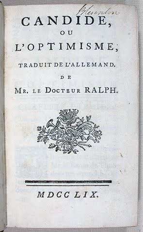 Candide Title Page