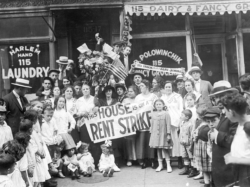 Rent Strike, NY, 1919