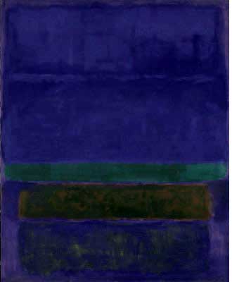 Mark Rothko, "Untitled [Blue, Green, and Brown]",1952 