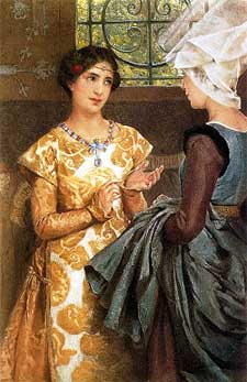 Laura T.Alta-Tadema, "Katherine Of France" (1888)