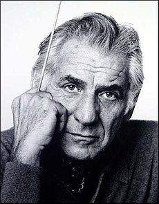 Leonard Bernstein.  Photo by Jack Mitchell