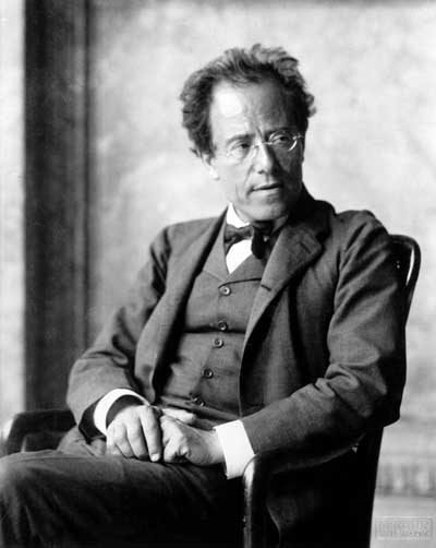 Gustav Mahler in 1907  Photographed by Moritz Nahr