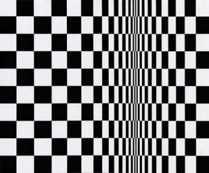 Bridget Riley, 'Movements in Squares' (1961)