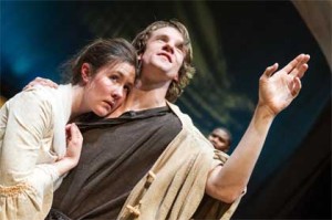 Elizabeth Rimar as Marina, Jesse Hinson as Pericles in 'Pericles'