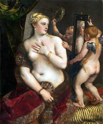 Titian Venus With a Mirror 1555 National Gallery of Art Washington DC