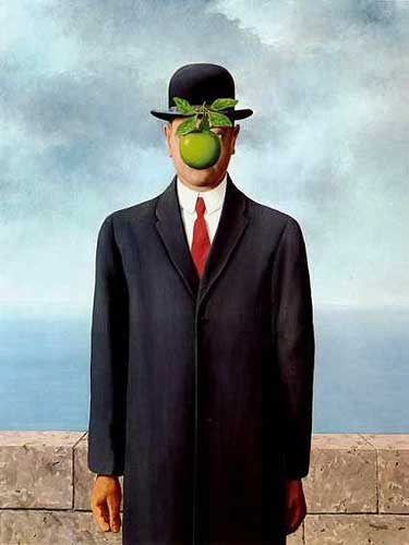 Magritte The Son of Man 1964