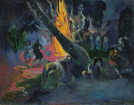 Upa Upa (The Fire Dance)(1891), Oil on canvas, The Israel Museum, Jerusalem