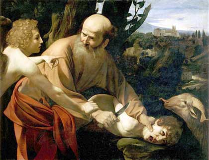 Caravaggio, 'The Sacrifice of Isaac' (1603)