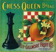 Chess Queen Fruit Label