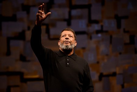 Eugene Lee as August Wilson in 'How I Learned What I Learned'