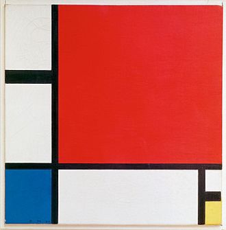 Piet Mondrian, 'Composition in Red, Blue and Yellow (1930)'