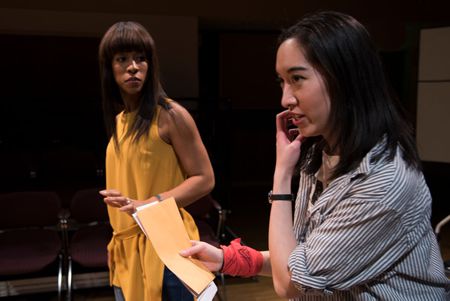 Angela K. Thomas as Michelle, Katharine Chen Lerner as Kim in 'The Launch Prize'