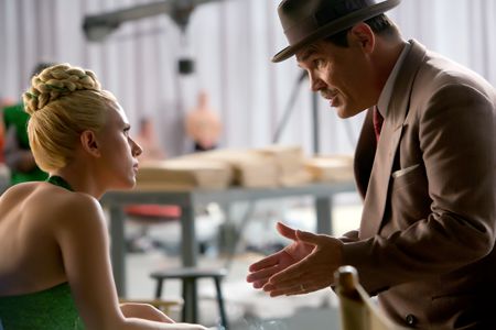 Scarlett Johansson as DeeAnna Moran, Josh Brolin as Eddie Mannix in 'Hail, Caesar!'