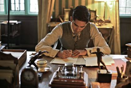 Dev Patel as S. Ramanujan in 'The Man Who Knew Infinity'