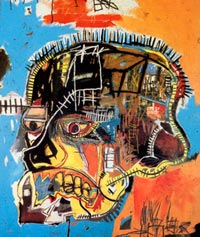 Jean-Michel Basquiat (American, 1960-1988), 'Scull' (1984)