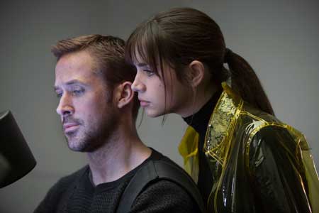 Ryan Gosling as K, Ana de Armas as Joi in 'Blade Runner 2049'