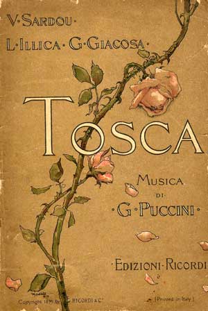 Cover of original 1899 libretto
