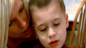 Nancy Korn with her son Lucas Korn in 'Just One Drop'