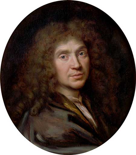 Pierre Mignard Portrait of Jean-Baptiste_Poquelin_ aka Moliere (1622-1673)