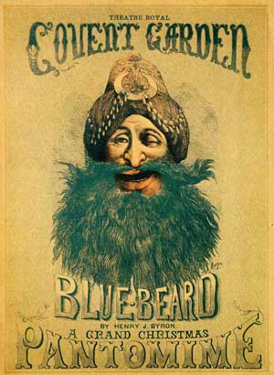 Bluebeard Panto Poster from 1870s