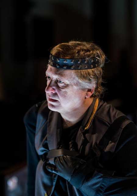 Steven Barkhimer as Richard III in 'Richard III'