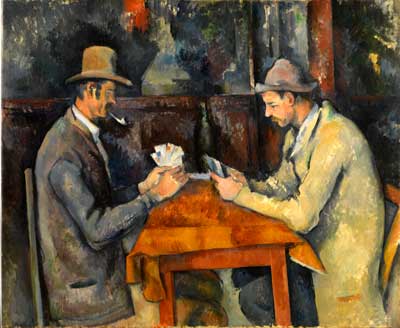 Paul Cezanne, 'The Card Players' (1895)