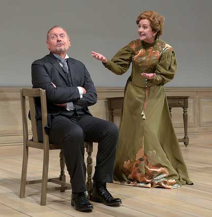 John Judd as Torvald, Mary Beth Fisher as Nora in 'A Doll's House, Part 2'