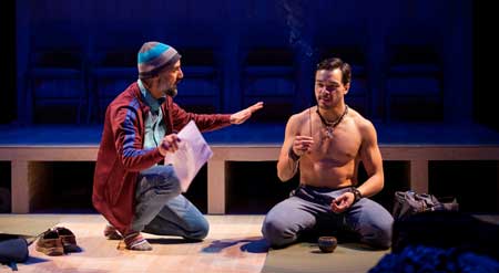 Nael Nacer as Ned, Sam Simakh as Rodney in 'Small Mouth Sounds'