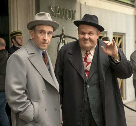 Steve Coogan as Stan Laurel, John C. Reilly as Oliver Hardy in 'Stan and Ollie'