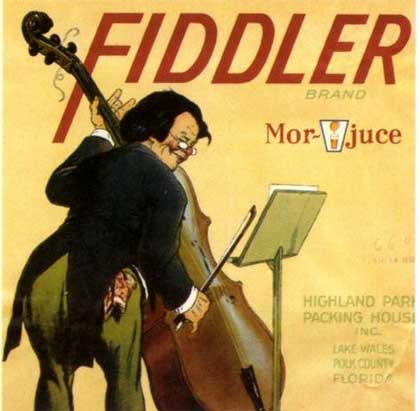 Fiddler Fruit Label