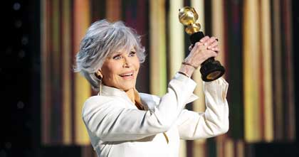 Jane Fonda Accepts Cecil B. DeMille Award at 2021 Golden Globes