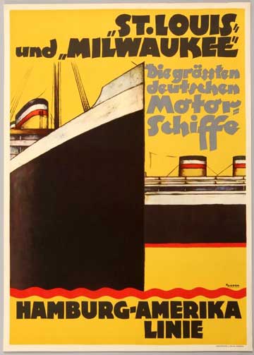 Hamburg Line Poster