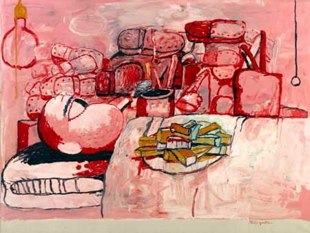 'Smoking Eating' (1973) by Philip Guston