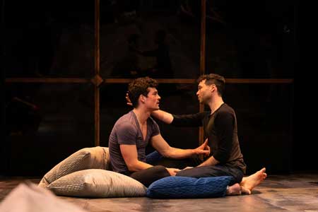 Jared Reinfeldt as Toby Darling, Eddie Shields as Eric Glass in 'The Inheritance'