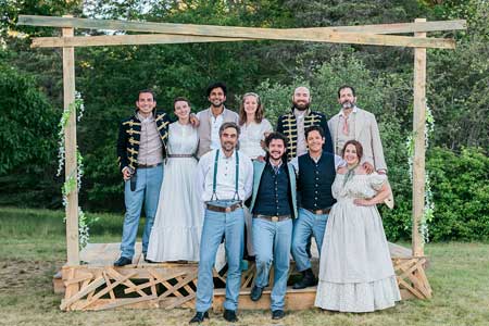 Company of 'Much Ado About Nothing'