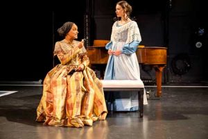 Kortney Adams as Annabella Byron, Mishy Jacobson as Ada Byron Lovelace in 'Ada and the Engine'