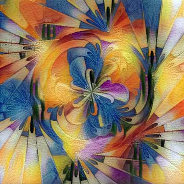 Spiral color pattern