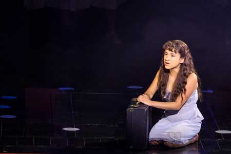 Naomi Serrano as Perón's mistress in 'Evita'