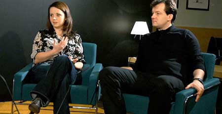 Baiba Skride, violinist; Andris Nelsons, conductor...some years ago