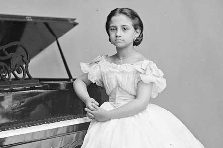 Teresa Carreño as a young girl