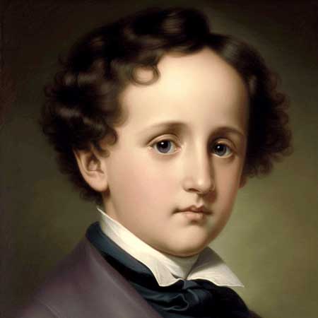 Felix Mendelssohn as a young boy