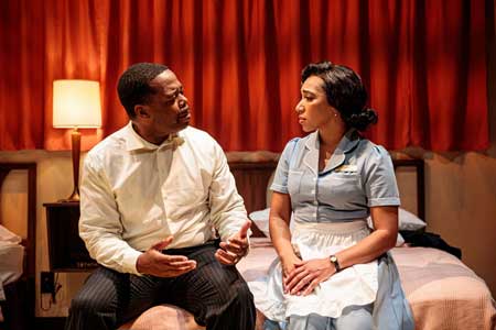 Dominic Carter Kiera Prusmack in The Mountaintop