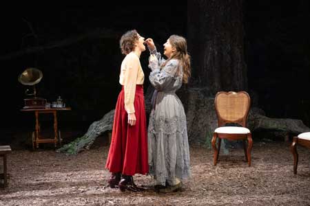 Haley Dyana Schwartz as Sally, Josephine Moshiri Elwood as Clarissa in 'Dalloway: First Love'