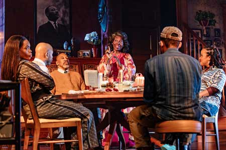 MarHadoo Effeh as Morgan, Ugo Chukwu as Junior, Ezra Knight as Solomon, Phyllis Yvonne Stickney as Claudine, Omari K. Chancellor as Naz, Kalyne Ashley Coleman as Aziza in 'Purpose'