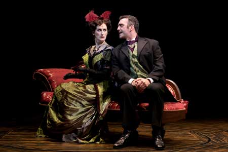 Victoria Huston-Elem as La Carlotta, Alex Syiek as Cholet in 'Phantom'